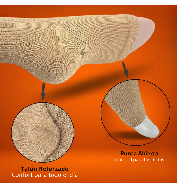 Calcetines de Compresión con Cremallera - Alivio Inmediato